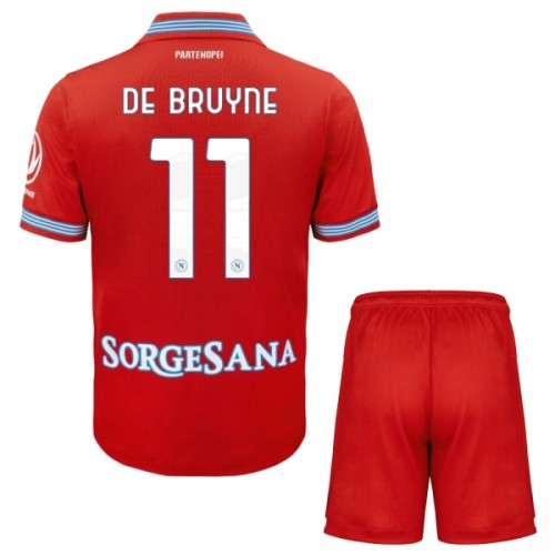 Fotbollskläder Barn SSC Napoli De Bruyne 11 Tredjetröja 2026-27 - Kortärmad Fotbollskläder Barn SSC Napoli De Bruyne 11 Tredjetröja 2026-27 - Kortärmad