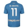 Fotbollskläder SSC Napoli De Bruyne 11 Hemmatröja 2026-27 - Kortärmad Fotbollskläder SSC Napoli De Bruyne 11 Hemmatröja 2026-27 - Kortärmad