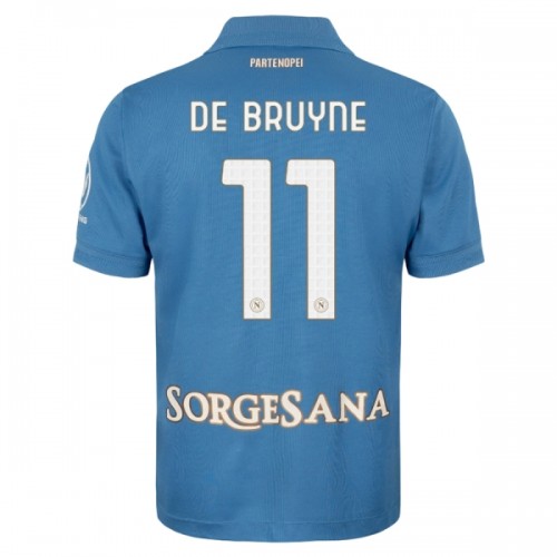 Fotbollskläder SSC Napoli De Bruyne 11 Hemmatröja 2026-27 - Kortärmad Fotbollskläder SSC Napoli De Bruyne 11 Hemmatröja 2026-27 - Kortärmad