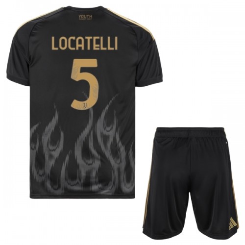 Fotbollskläder Barn Juventus Locatelli 5 Tredjetröja 2026-27 - Kortärmad Fotbollskläder Barn Juventus Locatelli 5 Tredjetröja 2026-27 - Kortärmad