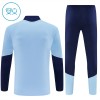 Barn Ajax Trainings Sweatshirt Quarter-Zip 2026-27 Blå