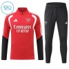 Barn Arsenal Trainings Sweatshirt Quarter-Zip 2026-27 Röd