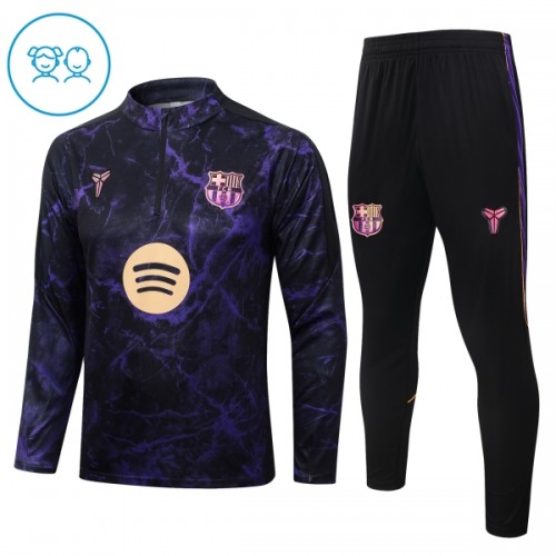 Barn Barcelona Trainings Sweatshirt Quarter-Zip 2026-27 Svart Barn Barcelona Trainings Sweatshirt Quarter-Zip 2026-27 Svart