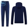 Barn Bayern München Hoodie Trainings Sweatshirt 2026-27 Marin