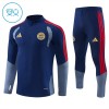 Barn FC Bayern München Trainings Sweatshirt Quarter-Zip 2026-27 Blå Barn FC Bayern München Trainings Sweatshirt Quarter-Zip 2026-27 Blå