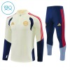 Barn FC Bayern München Trainings Sweatshirt Quarter-Zip 2026-27 Vit Barn FC Bayern München Trainings Sweatshirt Quarter-Zip 2026-27 Vit