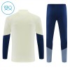 Barn FC Bayern München Trainings Sweatshirt Quarter-Zip 2026-27 Vit