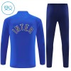 Barn Inter Milan Trainings Sweatshirt Quarter-Zip 2026-27 Blå