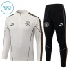 Barn Manchester City Trainings Sweatshirt Quarter-Zip 2026-27 Grå