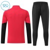 Barn Manchester United Trainings Sweatshirt Quarter-Zip 2026-27 Röd