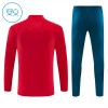 Barn Portugal Trainings Sweatshirt Quarter-Zip 2026-27 Röd
