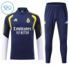 Barn Real Madrid Trainings Sweatshirt Quarter-Zip 2026-27 Blå Barn Real Madrid Trainings Sweatshirt Quarter-Zip 2026-27 Blå