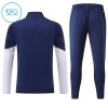 Barn Real Madrid Trainings Sweatshirt Quarter-Zip 2026-27 Blå