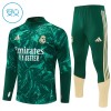 Barn Real Madrid Trainings Sweatshirt Quarter-Zip 2026-27 Grön