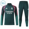 Barn Real Madrid Trainings Sweatshirt Quarter-Zip 2026-27 Grön Barn Real Madrid Trainings Sweatshirt Quarter-Zip 2026-27 Grön