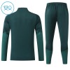 Barn Real Madrid Trainings Sweatshirt Quarter-Zip 2026-27 Grön