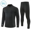 Barn Real Madrid Trainings Sweatshirt Quarter-Zip 2026-27 Svart