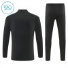 Barn Real Madrid Trainings Sweatshirt Quarter-Zip 2026-27 Svart