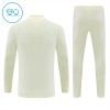 Barn Real Madrid Trainings Sweatshirt Quarter-Zip 2026-27 Vit