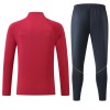FC Barcelona Trainings Sweatshirt Quarter-Zip 2026-27 Röd