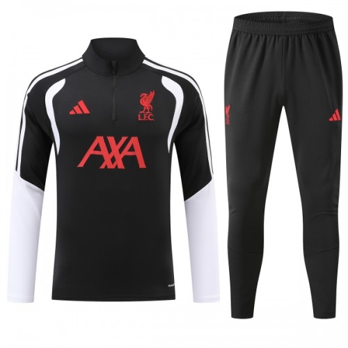 Liverpool Trainings Sweatshirt Quarter-Zip 2026-27 Svart Liverpool Trainings Sweatshirt Quarter-Zip 2026-27 Svart