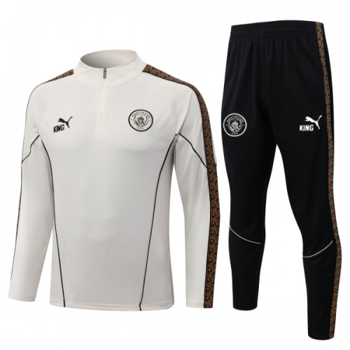 Manchester City Trainings Sweatshirt Quarter-Zip 2026-27 Grå Manchester City Trainings Sweatshirt Quarter-Zip 2026-27 Grå