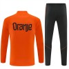 Nederländerna Trainings Sweatshirt Quarter-Zip 2026-27 Orange