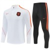 Nederländerna Trainings Sweatshirt Quarter-Zip 2026-27 Vit Nederländerna Trainings Sweatshirt Quarter-Zip 2026-27 Vit