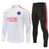 Paris Saint-Germain Trainings Sweatshirt Quarter-Zip 2026-27 Vit Paris Saint-Germain Trainings Sweatshirt Quarter-Zip 2026-27 Vit