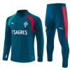 Portugal Trainings Sweatshirt Quarter-Zip 2026-27 Blå Portugal Trainings Sweatshirt Quarter-Zip 2026-27 Blå