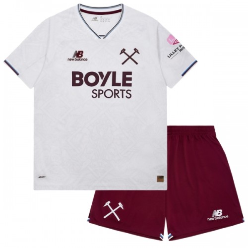 Fotbollskläder Barn West Ham United Bortatröja 2026-27 - Kortärmad Fotbollskläder Barn West Ham United Bortatröja 2026-27 - Kortärmad