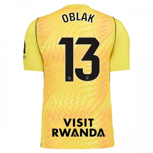 Fotbollskläder Målvakt Atlético Madrid Oblak 13 2026-27 Gul - Kortärmad Fotbollskläder Målvakt Atlético Madrid Oblak 13 2026-27 Gul - Kortärmad