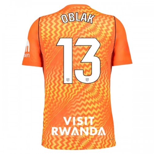 Fotbollskläder Målvakt Atlético Madrid Oblak 13 2026-27 Orange - Kortärmad Fotbollskläder Målvakt Atlético Madrid Oblak 13 2026-27 Orange - Kortärmad