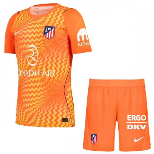 Fotbollskläder Målvakt Barn Atlético Madrid 2026-27 Orange - Kortärmad Fotbollskläder Målvakt Barn Atlético Madrid 2026-27 Orange - Kortärmad