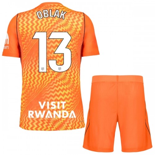 Fotbollskläder Målvakt Barn Atlético Madrid Oblak 13 2026-27 Orange - Kortärmad Fotbollskläder Målvakt Barn Atlético Madrid Oblak 13 2026-27 Orange - Kortärmad