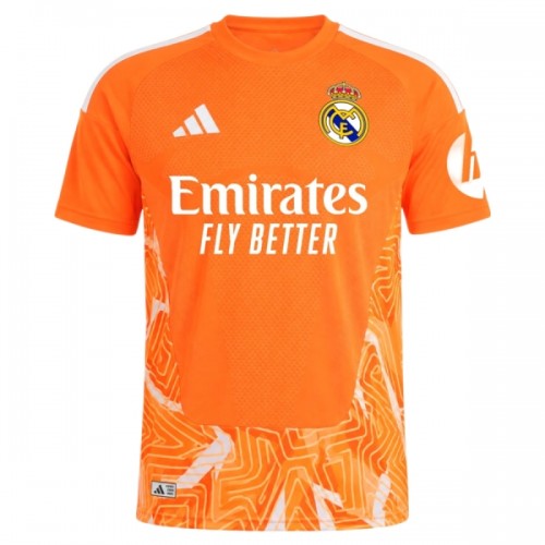 Fotbollskläder Målvakt Real Madrid 2026-27 Orange - Kortärmad Fotbollskläder Målvakt Real Madrid 2026-27 Orange - Kortärmad