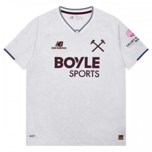 Fotbollskläder West Ham United Bortatröja 2026-27 - Kortärmad Fotbollskläder West Ham United Bortatröja 2026-27 - Kortärmad