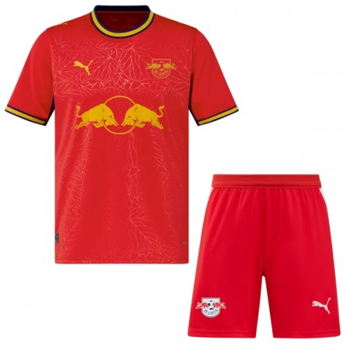 Fotbollskläder Barn RB Leipzig Bortatröja 2026-27 - Kortärmad Fotbollskläder Barn RB Leipzig Bortatröja 2026-27 - Kortärmad