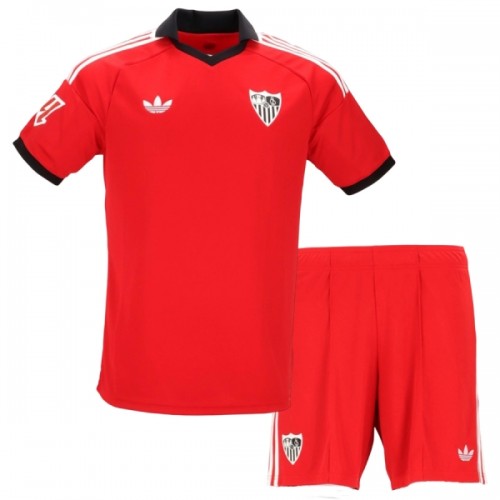 Fotbollskläder Barn Sevilla FC Bortatröja 2026-27 - Kortärmad Fotbollskläder Barn Sevilla FC Bortatröja 2026-27 - Kortärmad