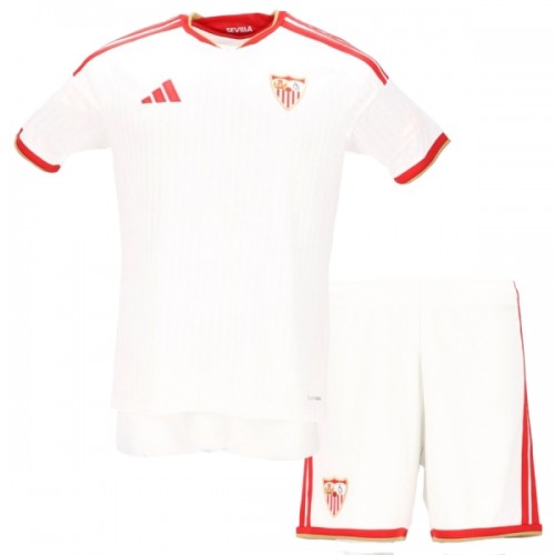 Fotbollskläder Barn Sevilla FC Hemmatröja 2026-27 - Kortärmad Fotbollskläder Barn Sevilla FC Hemmatröja 2026-27 - Kortärmad