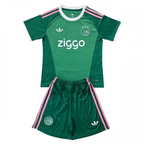 Fotbollskläder Målvakt Barn Ajax Amsterdam 2026-27 Grön - Kortärmad Fotbollskläder Målvakt Barn Ajax Amsterdam 2026-27 Grön - Kortärmad