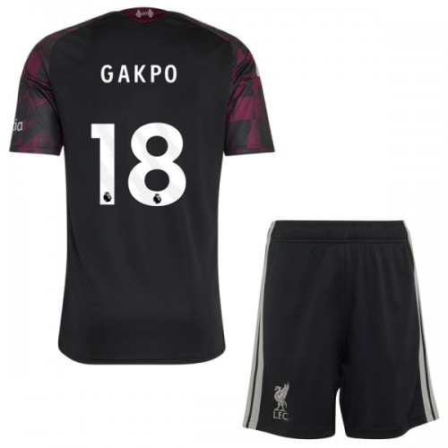 Fotbollskläder Barn Liverpool Gakpo 18 Tredjetröja 2026-27 - Kortärmad Fotbollskläder Barn Liverpool Gakpo 18 Tredjetröja 2026-27 - Kortärmad
