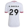 Fotbollskläder Liverpool B. Barcola 29 Bortatröja 2026-27 - Kortärmad Fotbollskläder Liverpool B. Barcola 29 Bortatröja 2026-27 - Kortärmad