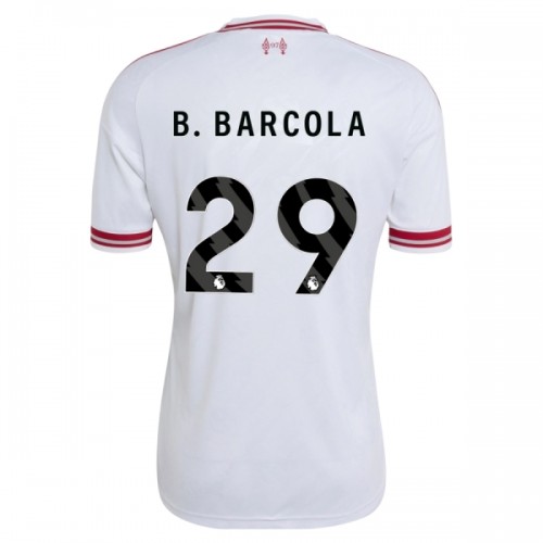 Fotbollskläder Liverpool B. Barcola 29 Bortatröja 2026-27 - Kortärmad Fotbollskläder Liverpool B. Barcola 29 Bortatröja 2026-27 - Kortärmad