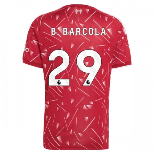 Fotbollskläder Liverpool B. Barcola 29 Hemmatröja 2026-27 - Kortärmad Fotbollskläder Liverpool B. Barcola 29 Hemmatröja 2026-27 - Kortärmad
