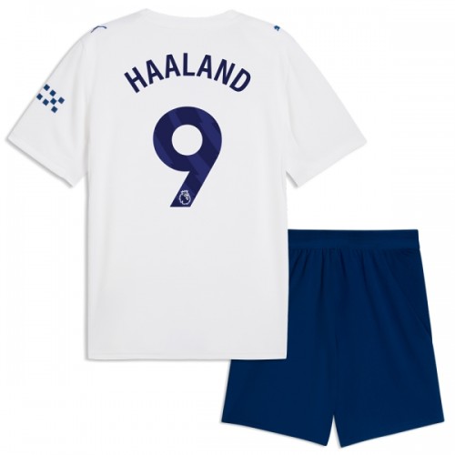 Fotbollskläder Barn Manchester City Haaland 9 Tredjetröja 2026-27 - Kortärmad Fotbollskläder Barn Manchester City Haaland 9 Tredjetröja 2026-27 - Kortärmad