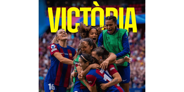 Barcelonas damfotbollslag vinner fyra kronor på en enda säsong!