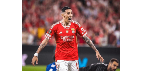 Di Marias hattrick leder Benfica till en 7-0-seger