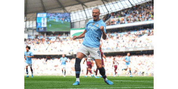 Haalands hattrick visar stark prestation