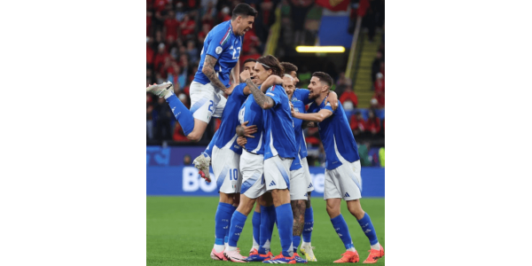 Italien vann med 2-1 i en omvändning